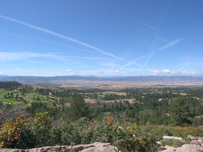 View near Firelight and Highlands Ranch